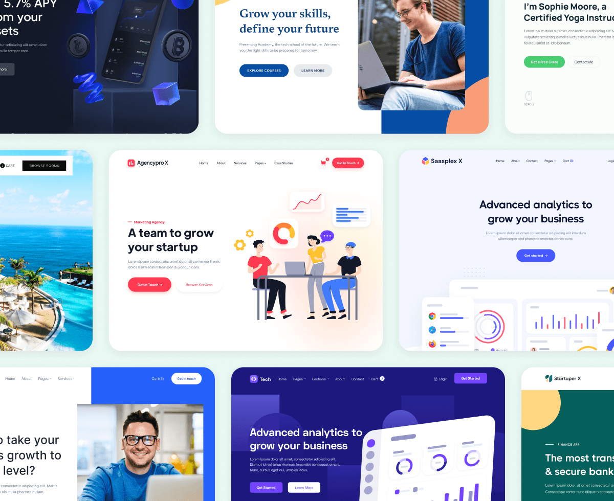 Glamping X Brix Webflow Template Glamping Webflow Template