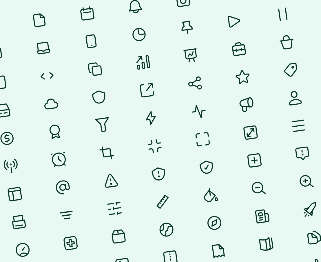 Glamping X Custom Icon Set Glamping Webflow Template